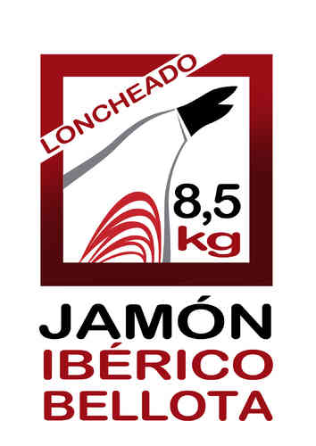 Jamón LONCHEADO Ibérico de Bellota (8,5 Kg.) COMPLETO