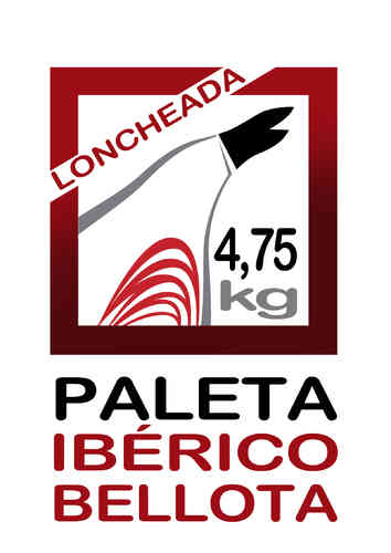 Paleta LONCHEADA Ibérica de Bellota COMPLETA (4,75 Kg.)